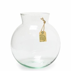 Glassvase rund eco 17x17cm