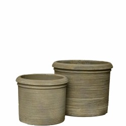 Bari potte kakaoterakotta sett m2, 34-44x28-36cm