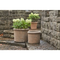 Bari potte kakaoterakotta sett m2, 34-44x28-36cm