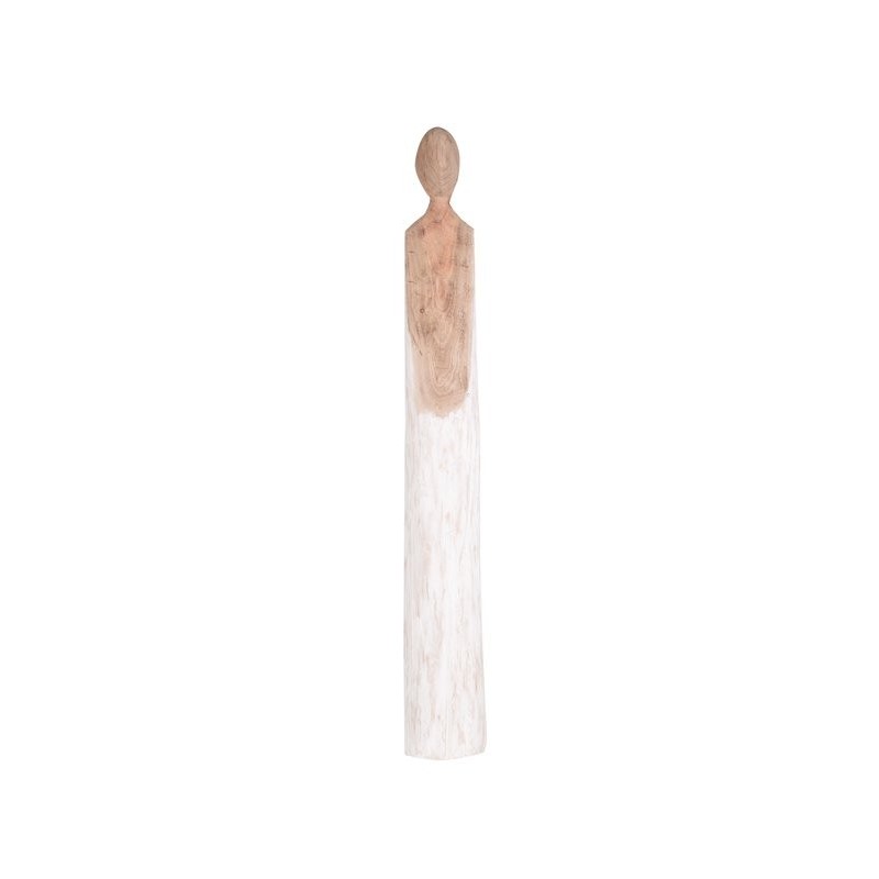 Ladama figur hvit 10x10x76 mangotre