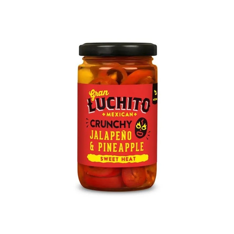 Crunchy Jalapeño & Ananas 215g, Gran Luchito