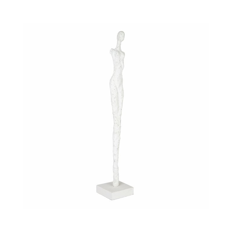 Nola figur i mangotre 11,5x11,5x68,5 cm hvitmalt