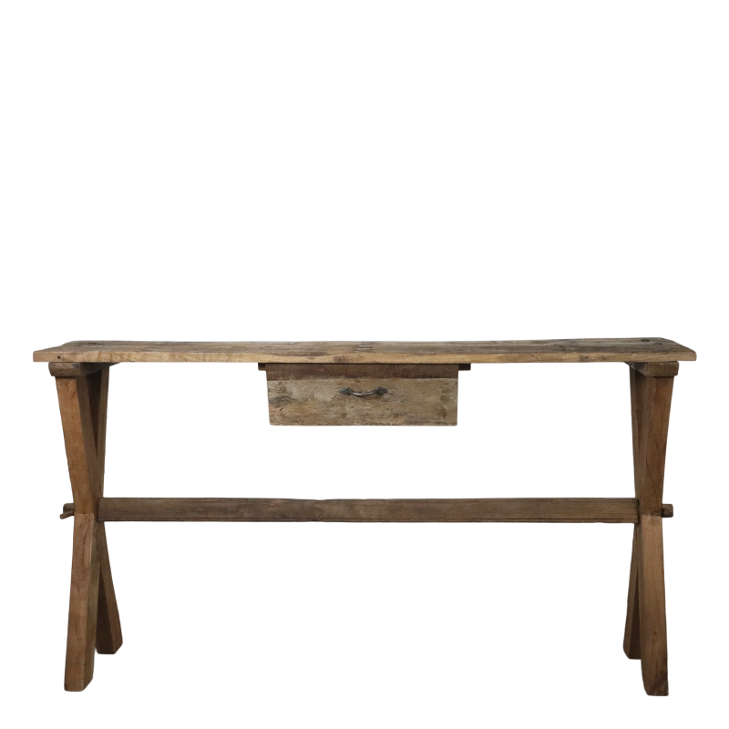 Grimaud bord med skuff 85x152x36 natur sendes ikke