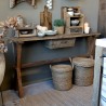 Grimaud bord med skuff 85x152x36 natur sendes ikke