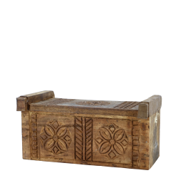 Grimaud boks med lokk 17x36x19cm natur