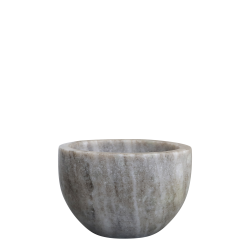 Moralix skål av marmor 6x9cm lattefarget