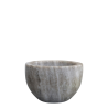Moralix skål av marmor 6x9cm lattefarget