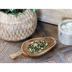 Tours serveringsfat i tre 2x20x10cm natur