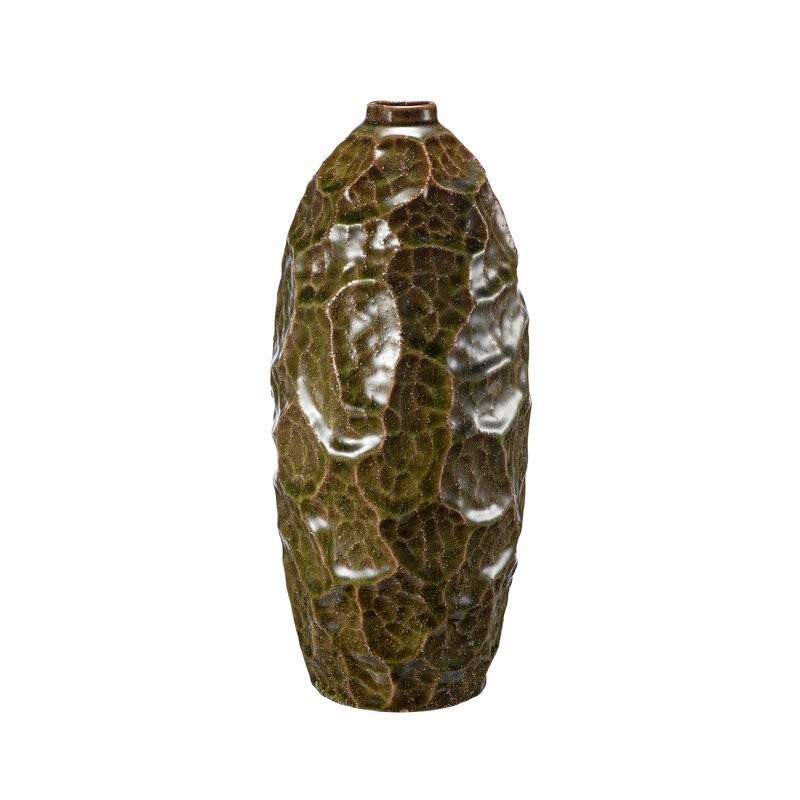 Taha vase 13x29,8cm mosegrønn