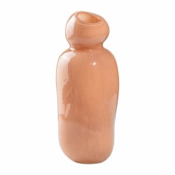 Caila vase i glass 11x26cm fersken