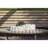 Curve skål i sement oval sett m 2 30/40 x 10/12cm