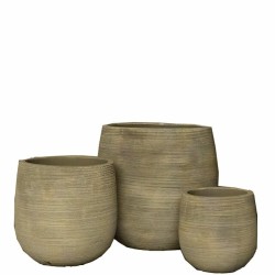 Treviso terakottapotter i sett m 3 D30-55, H30-55