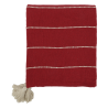 Aix pledd av overskuddsgarn 150x130 cherryrødt