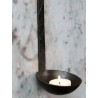 Lysestake til oppheng 29x8cm antikksvart