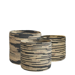 Kurver av vannhyacint sett m 3 37/ø40cm mørk natur