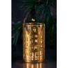 Nomi lanterne metall 16,5x26cm gullfarget