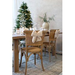 Sløyfe med oppheng sett m 3 27x26 m beige og mokka