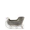 Slede antikksink 16x26x10 for planting og dekorasjon