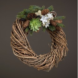 Lerkekrans natur 30cm