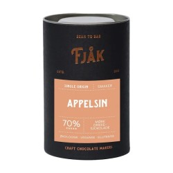 Fjåk Drikkesjokolade 200g boks appelsin