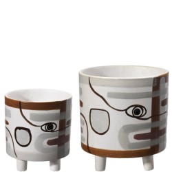 CLAUDIA Potte på føtter s/2 D15/20 H16/21 sett