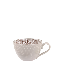 Arés kopp med mønster 8x15 mokkafarget