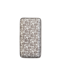 Arés tallerken m mønster 2x20,5x11 cm mokkafarget