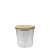 Vallet oppbevaringsglass med trelokk 7x7,5 cm klar