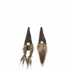 ALF Nisse m/ lang skjegg eller fletter H30 cm grønn