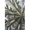 Papirstjerne eksl ledning 45 cm olivenfarget