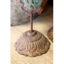 Vintage engel på fot sett med to 30x11x10cm