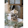 Noël Spilledåse med karusell 21,5x11,5 cm mokkafarget
