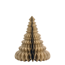 Juletre i papir 50x41cm amber
