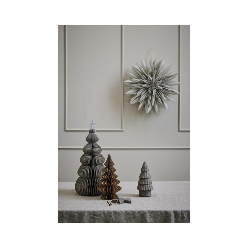 Poelle dekorasjonstre 7.25X14.5X25 cm. L. brun