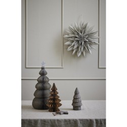 Poelle dekorasjonstre 7.25X14.5X25 cm. L. brun