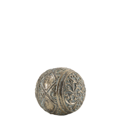 Julekule Ø10 cm antique verte