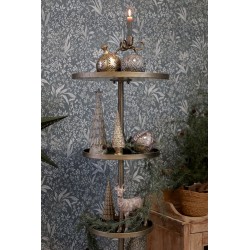 Julekule Ø10 cm antique verte