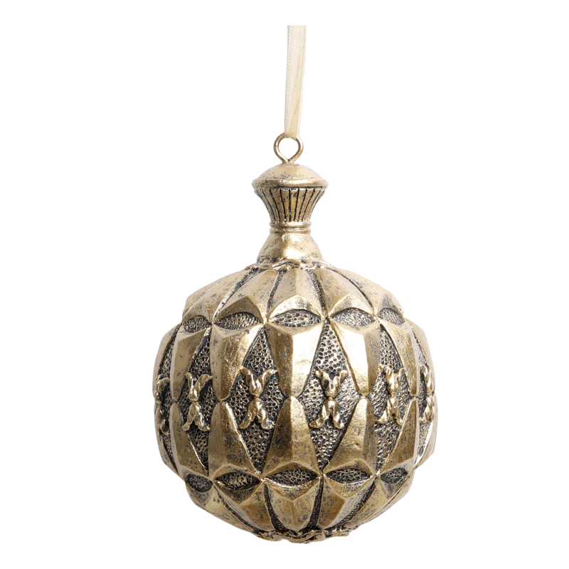 Kule til oppheng 14,5x10cm antikkmessing