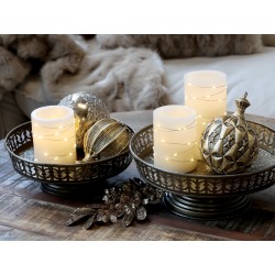 Kule til oppheng 14,5x10cm antikkmessing