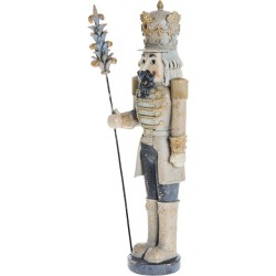 Nuttia dekorasjon nøtteknekker 12X9.5X39.5 cm. Linen