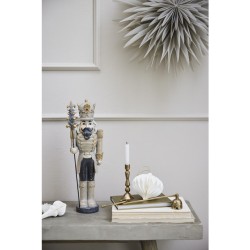 Nuttia dekorasjon nøtteknekker 12X9.5X39.5 cm. Linen