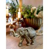 Elefant 14x21,5x8,5cm antikkmessing