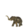 Elefant 14x21,5x8,5cm antikkmessing