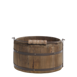 Spann i tre med hank 13x23 cm natur