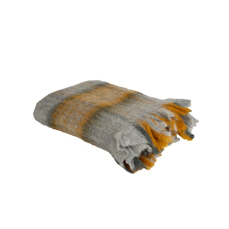 Everly - Pledd Flerfarget 130x170 Ullblanding