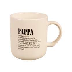 Krus definisjon hvit m/sort Pappa