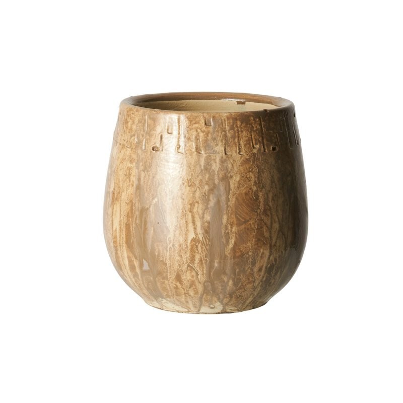 Chief potte beige D15 H16 - 11,5Cm