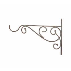 Opphengskrok antikkgrønn metall 30cm lang