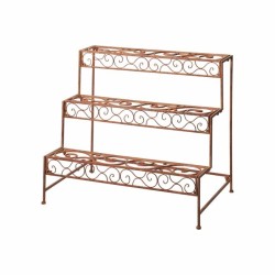 Siros plantestell 3 nivå rust 52x81x66