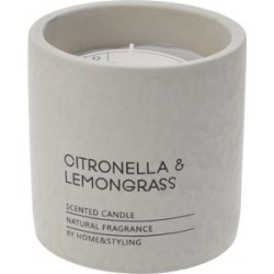 Duftlys sandkrukke citronella 10x10cm 170gr voks